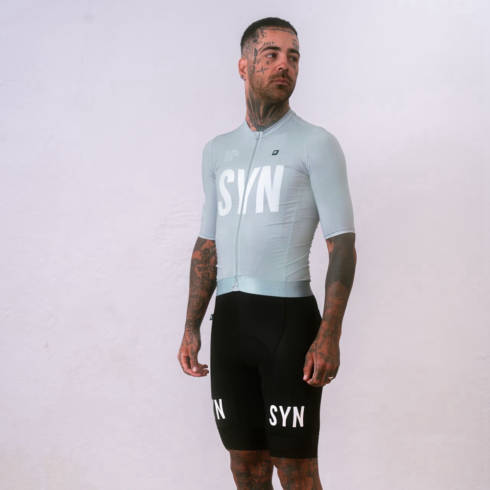 Cycling Commuter Trousers - 실버 그레이 반팔 사이클링 저지 및