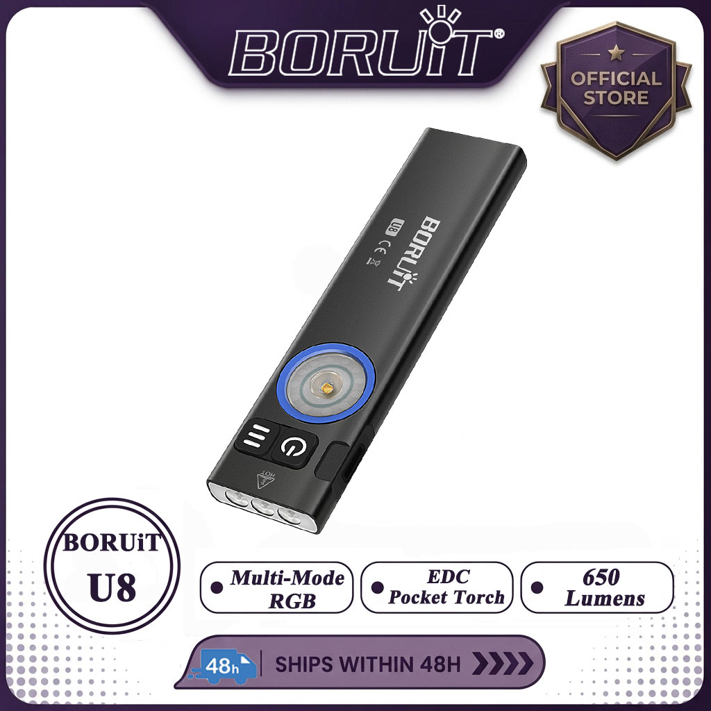 BORUiT U8 650LM EDC LED 손전등 타입 - Cycling To Work 리뷰 및 가격