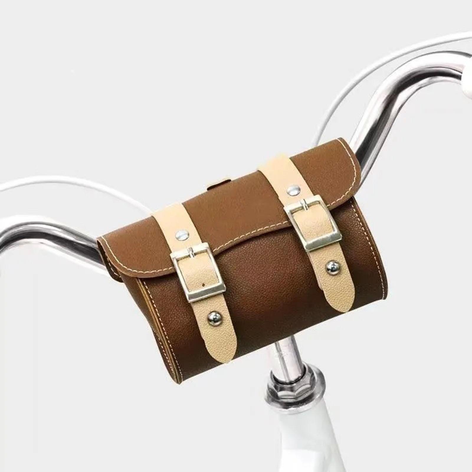 커피색 자전거 핸들바 가방, 자전거 안장 가방, 시트  - Cycling Commute Essentials 리뷰 및 가격